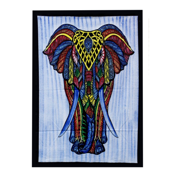 Arte de Algodão para Parede - Elefante