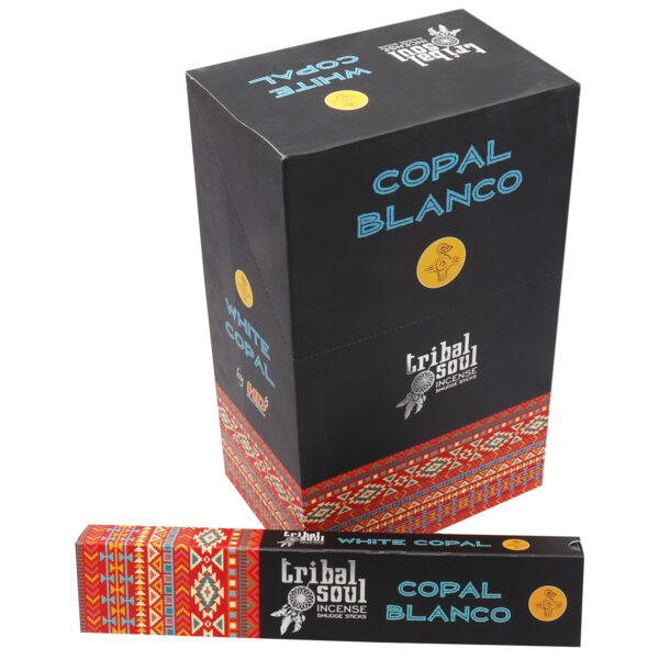 12 x Incenso Tribal Soul - Copal Branco
