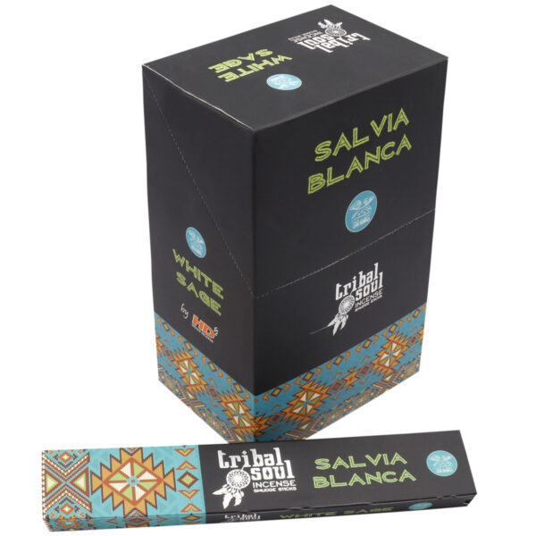 12 x Incenso Tribal Soul - Salvia Branca