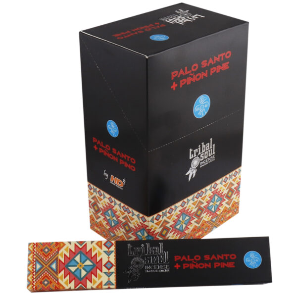 12 x Incenso Tribal Soul - Pau Santo + Pinon Pine