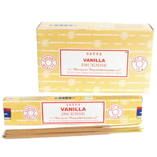 12 x Satya Incense 15gm - Baunilha